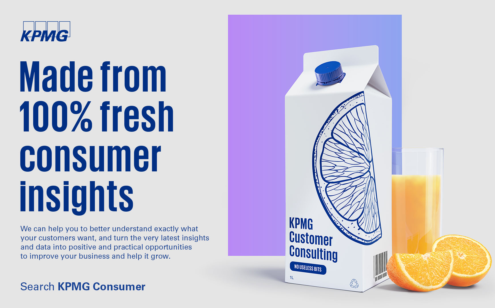 Made from 100% fresh consumer insights